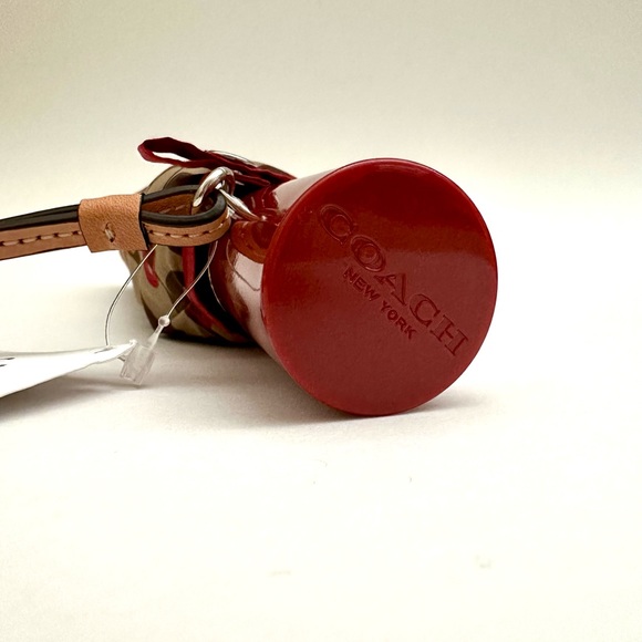 NWT COACH Signature Crayon Heart Umbrella - Picture 5 of 10